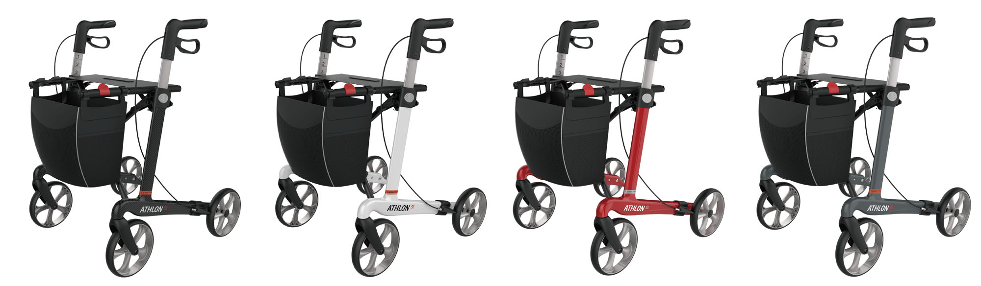 Carbon Fiber Rollator Large Athlon